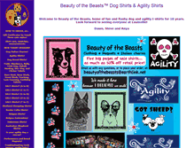 Tablet Screenshot of beautyofthebeasts.com